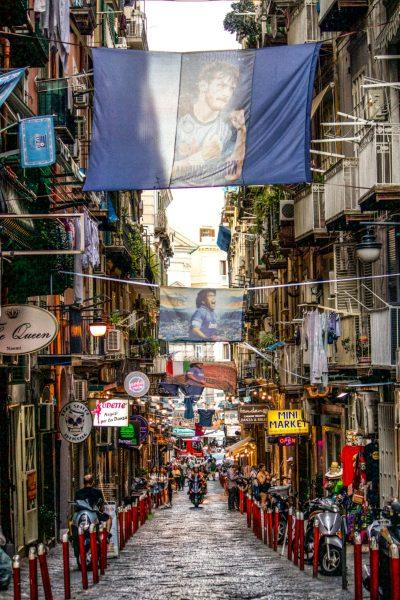 Street in Old Town on Naples