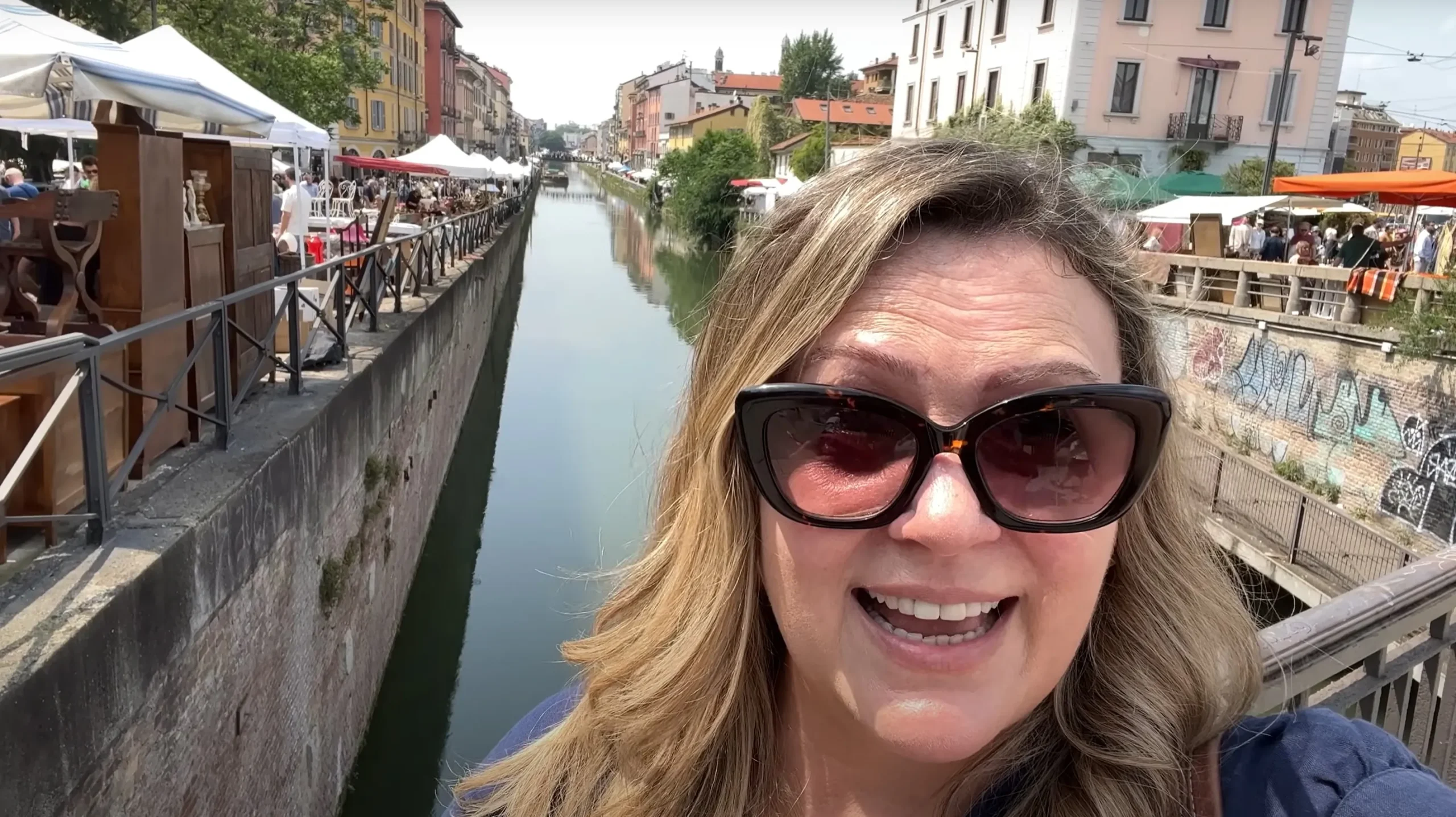 tammy michel at milan antique market