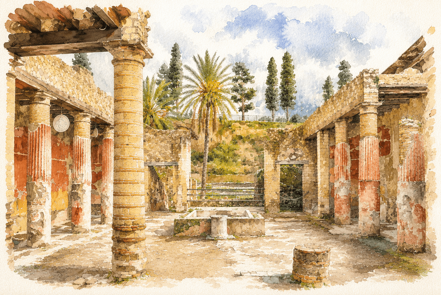 Herculaneum's ancient structure